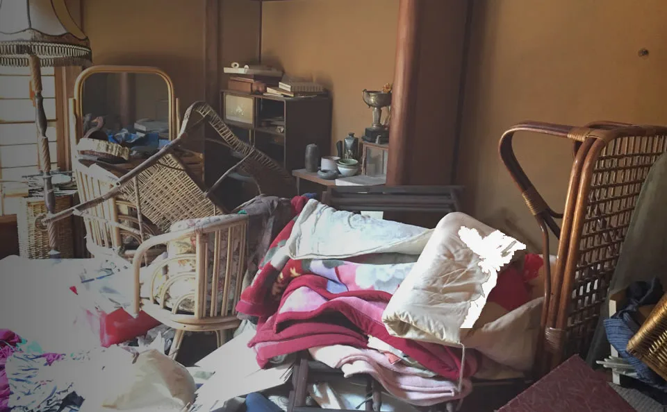 ごみ屋敷の片付け、内装修繕